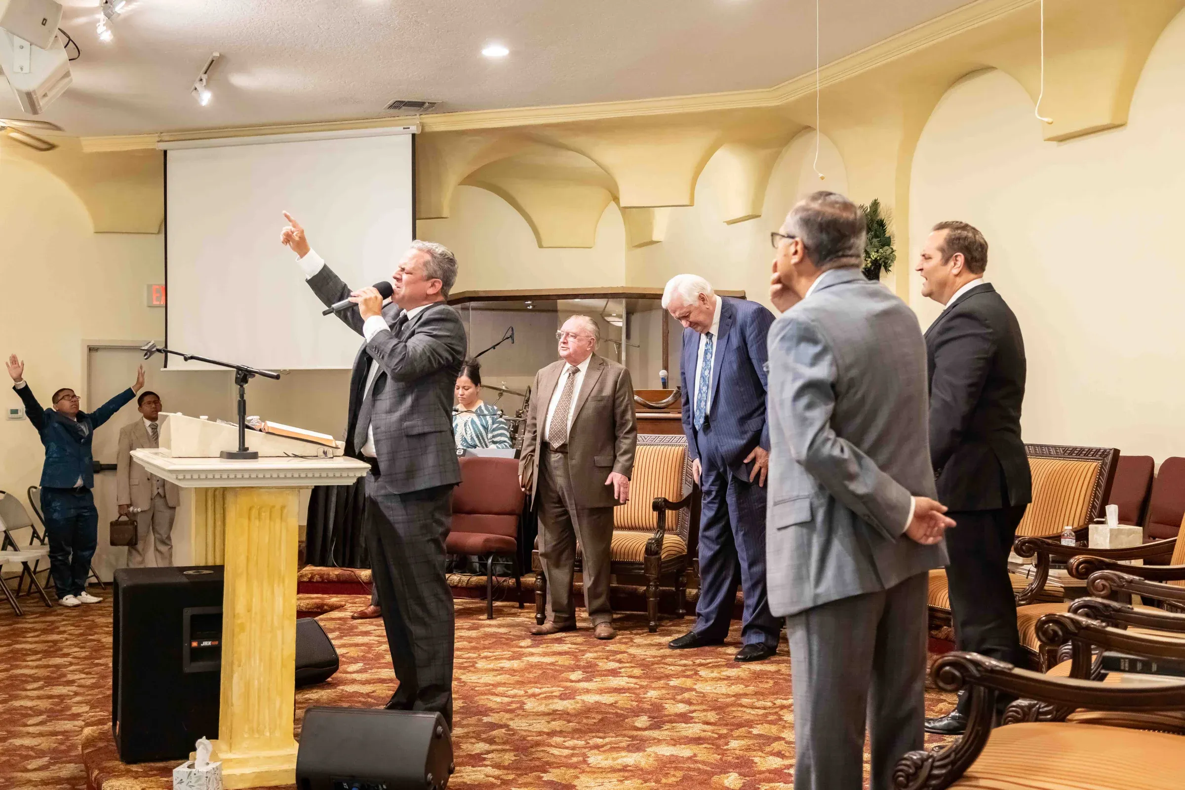 Congregation gathered for the pastoral installation service at Fortress of Truth Apostolic Church in Visalia, California